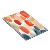 Zitrussaison - Korallen und Blausteine Notizblock (Rechte Seite)