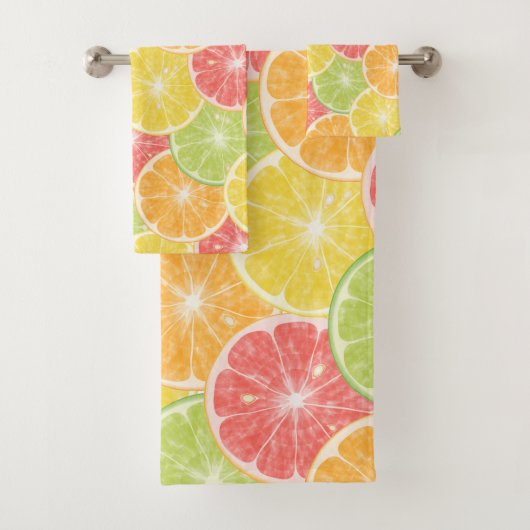 Zitrusscheiben Badhandtuch Set (Insitu)