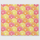 Zitrusscheiben Geschenkpapier (Flach)