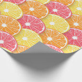 Zitrusscheiben Geschenkpapier (Ecke)