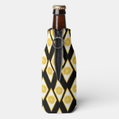 Zitrusscheiben im modernen Diamantmuster Flaschenkühler (Flasche Rückseite)