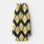 Zitrusscheiben im modernen Diamantmuster Flaschenkühler (Rückseite)