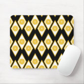 Zitrusscheiben im modernen Diamantmuster Mousepad (Mit Mouse)