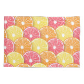 Zitrusscheiben Kissenbezug (Rückseite-Links)