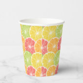 Zitrusscheiben Pappbecher (Rechts)