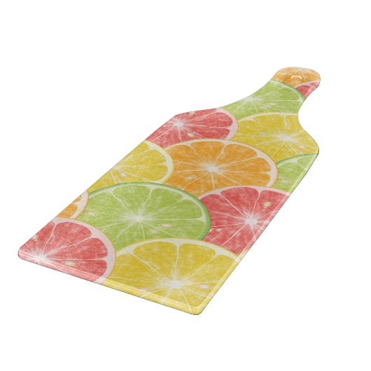 Zitrusscheiben Schneidebrett (Ecke)