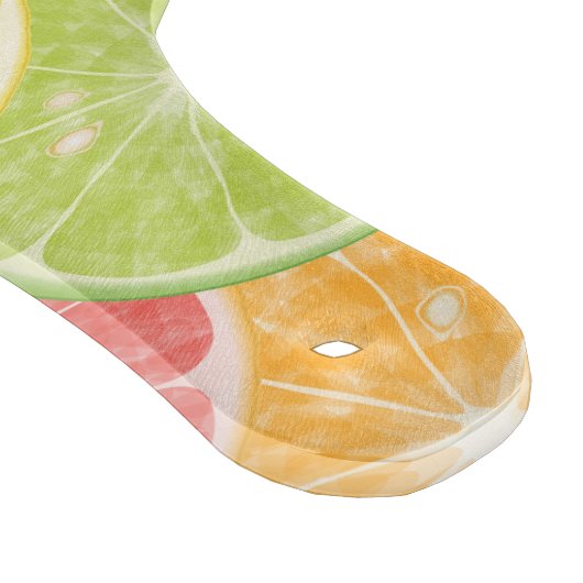 Zitrusscheiben Schneidebrett (Ecke)