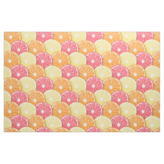 Zitrusscheiben Stoff (Fat Quarter (45,7 x 55,9 cm))
