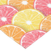 Zitrusscheiben Tischdecke (Schrägansicht)