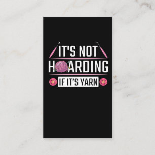 Zittergarn Knitter Visitenkarte