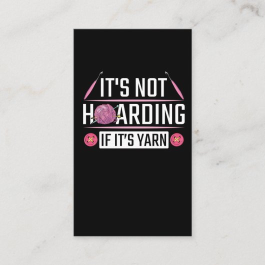 Zittergarn Knitter Visitenkarte (Vorderseite)