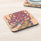 Zittern meine Krake Tatto des Soul-| Getränkeuntersetzer (Linke Seite)