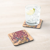 Zittern meine Krake Tatto des Soul-| Getränkeuntersetzer (Rechte Seite)