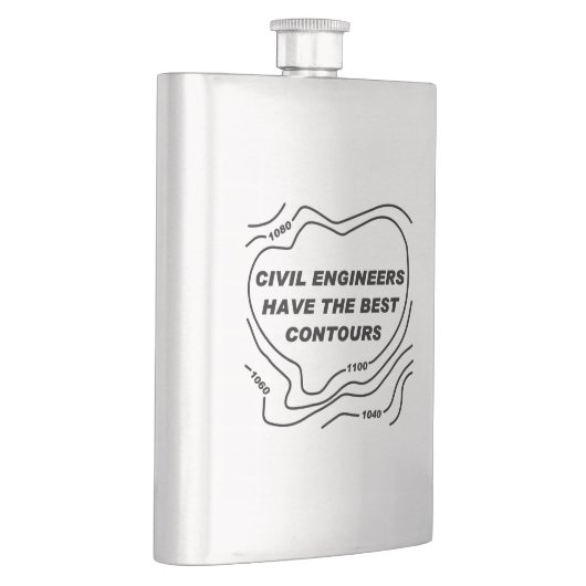 Zivil Engineer Best Contours Flachmann (Rechts)