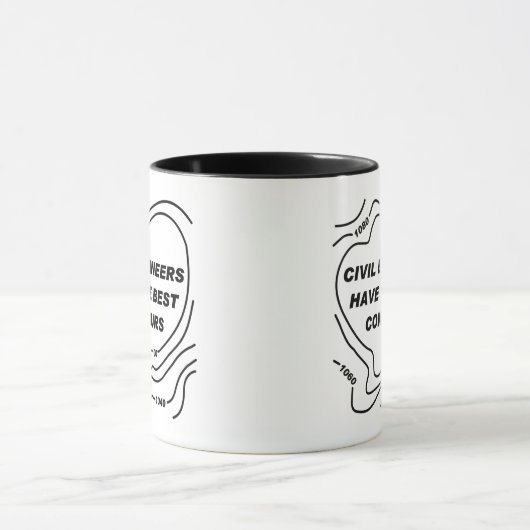 Zivil Engineer Best Contours Tasse (Zentrum)