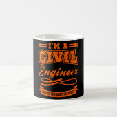 Zivil Engineer Funny Engineering Abschluss Grad Kaffeetasse (Mittel)