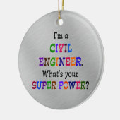 Zivil Engineer Super Power Keramikornament (Links)
