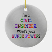 Zivil Engineer Super Power Keramikornament (Hinten)