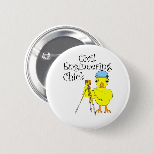 Zivil Engineering Chick Button (Vorne & Hinten)