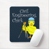 Zivil Engineering Chick Mousepad (Mit Mouse)
