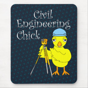Zivil Engineering Chick Mousepad