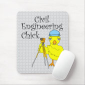 Zivil Engineering Chick Mousepad (Mit Mouse)