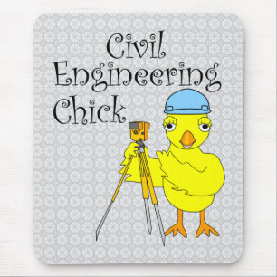 Zivil Engineering Chick Mousepad