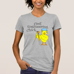 Zivil Engineering Chick T-Shirt