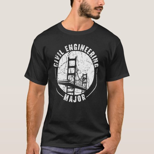 Zivil Engineering Master Zivil Engineer T-Shirt (Vorderseite)
