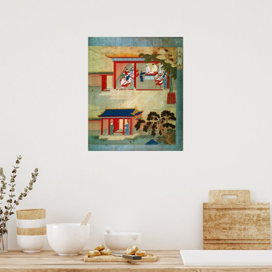 Zivil-Service-Prüfung unter Kaiser Jen Tsung Poster (Küche)