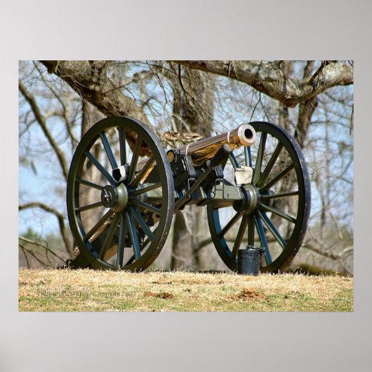 Zivil War Brass Cannon Poster (Vorne)