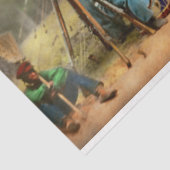 Zivil War - Engineer Company 8th NY Staat 1861 Seidenpapier (Ausschnitt)