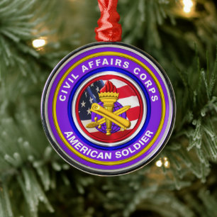 Zivilangelegenheiten Weihnachten Ornament Aus Metall