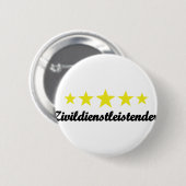 Zivildienstleistender Ikone Button (Vorne & Hinten)