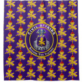 Zivile Angelegenheiten Duschvorhang (Vorderseite)