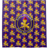 Zivile Angelegenheiten Duschvorhang (Vorderseite)