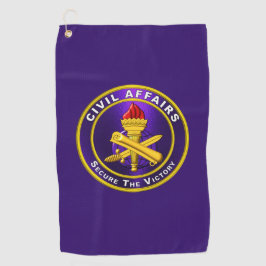 Zivile Angelegenheiten Golfhandtuch