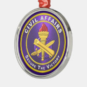 Zivile Angelegenheiten Ornament Aus Metall (Links)