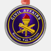 Zivile Angelegenheiten Ornament Aus Metall (Vorne)