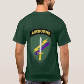 Zivile Angelegenheiten PsyOps - im Flugzeug SSI T-Shirt (Rückseite)