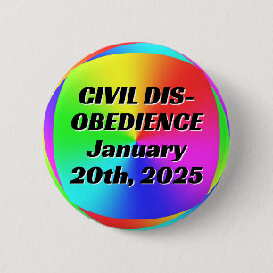 ZIVILE DISOBEDIENCE 20. Januar 2025 Button