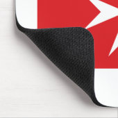 Zivile Fahne Maltas Mousepad (Ecke)