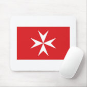 Zivile Fahne Maltas Mousepad (Mit Mouse)