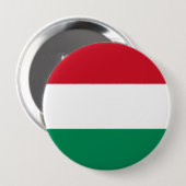 Zivile Fahne Ungarn, Ungarn Button (Vorne & Hinten)