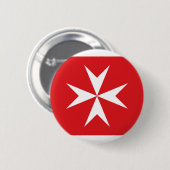 Zivile Fahne von Malta, Malediven Flagge Button (Vorne & Hinten)