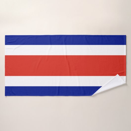 Zivile Flagge Costa Ricas Badhandtuch Set (Badehandtuch)