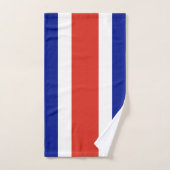Zivile Flagge Costa Ricas Badhandtuch Set (Handtuch)