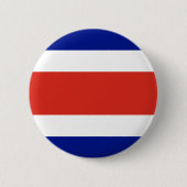 Zivile Flagge Costa Ricas Button (Vorderseite)
