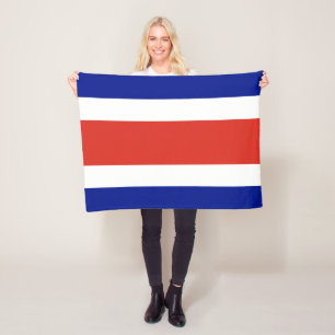 Zivile Flagge Costa Ricas Fleecedecke