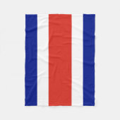 Zivile Flagge Costa Ricas Fleecedecke (Vorderseite)